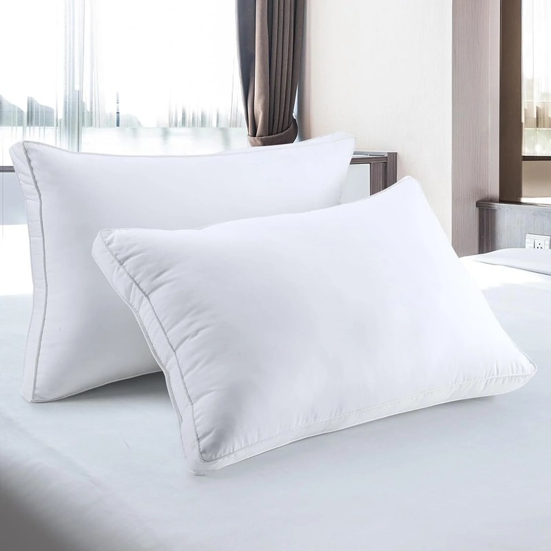Utopia Bedding Down Alternative Bed Pillows for Sleeping Queen Size (White), Set gallery