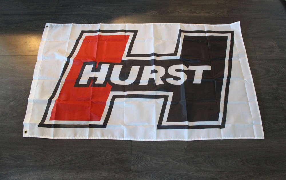 Hurst Performance Racing Banner Flag 3x5 Speed Shop Garage Mechanic Auto Parts
