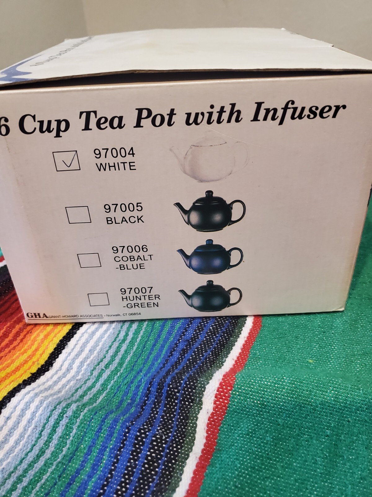 6 Cup Tea Pot With Infuser Glassware Brand New gallery