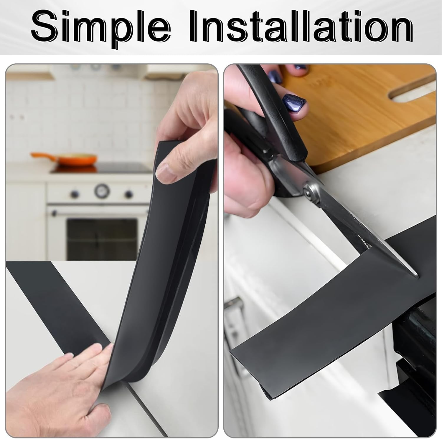 Stove Counter Gap Kitchen Silicone Stove Covers 21 Inches 2 Pack gallery
