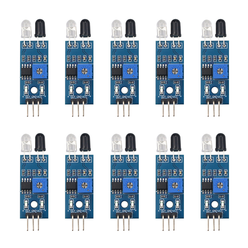 10pcs Infrared Reflection Sensor for Robotics Line Following and Counting gallery