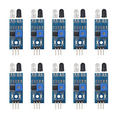 10pcs Infrared Reflection Sensor for Robotics Line Following and Counting