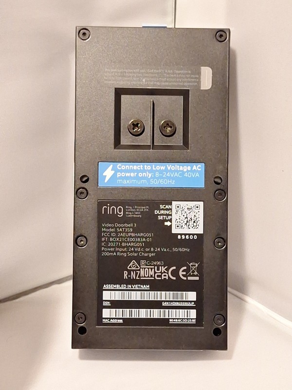 Ring Video Doorbell 3 Includes ALL Accessories OPEN BOX Read Desc See Pics gallery