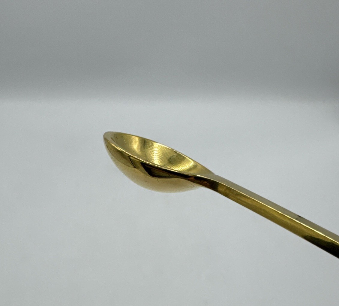 Creative Co-Op Bumble Bee Gold Brass Spoon Tea Coffee gallery