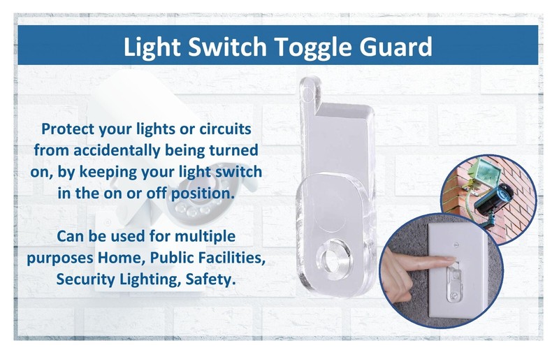 Clear Toggle Switch Cover Guard - Multipack Bulk Help Keeps Light Switch ON/Off gallery