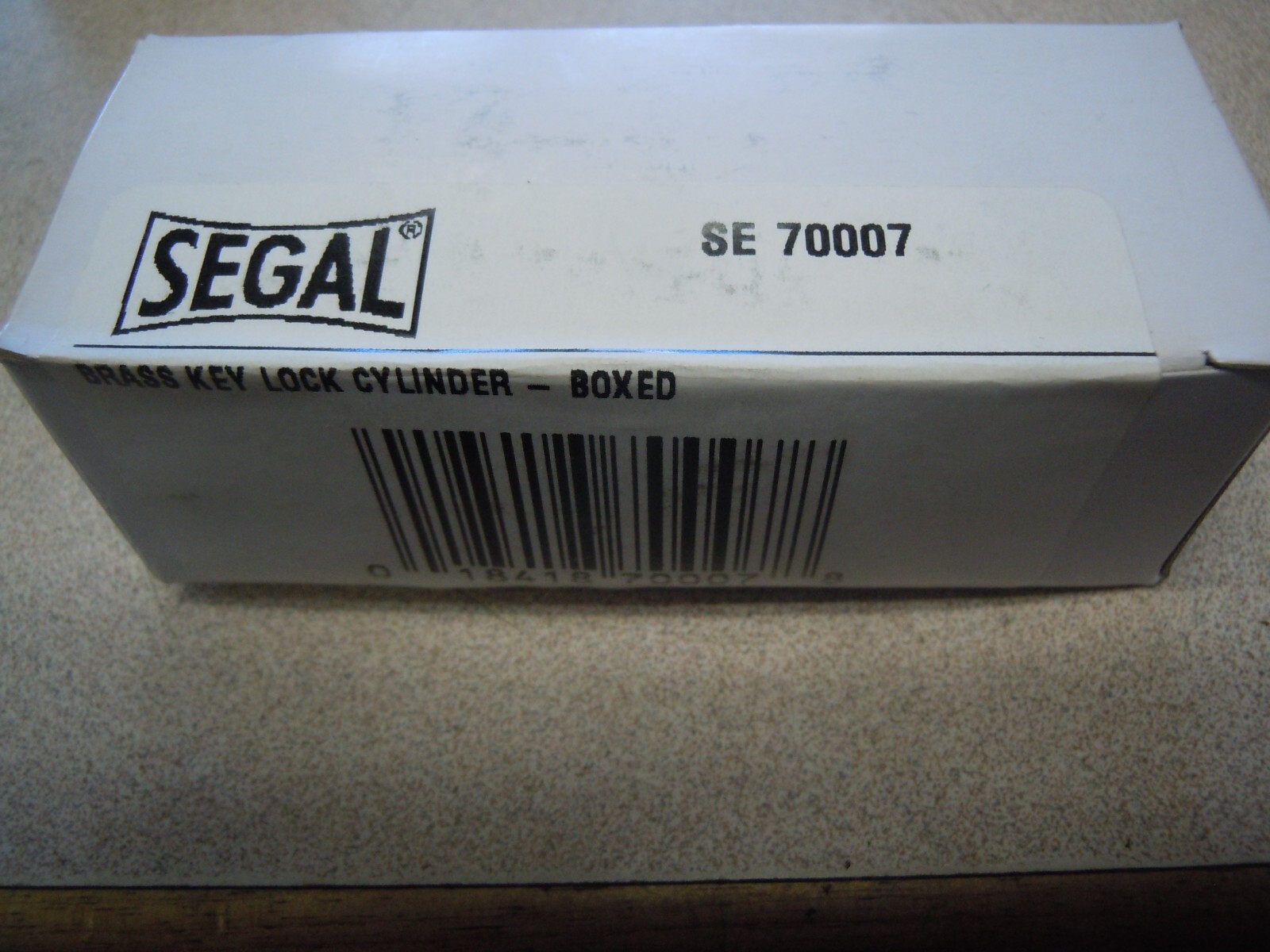 Segal SE 70007 Replacement Lock Cylinder, 1-3/16 In., Solid Brass, Brushed Brass gallery