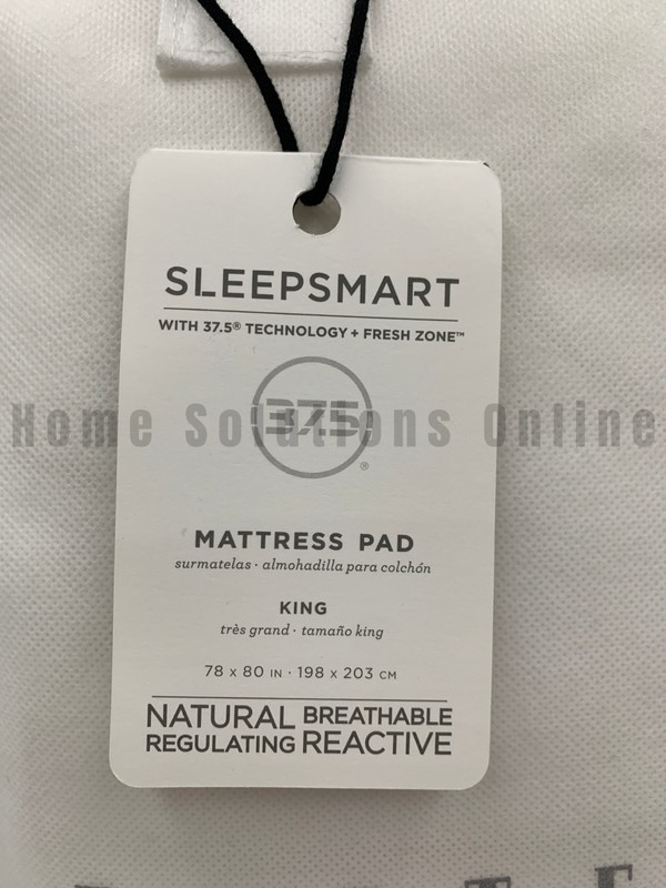 Pottery Barn Sleepsmart Regulating Down Alternative 3.75 Mattress Pad King T1205 gallery