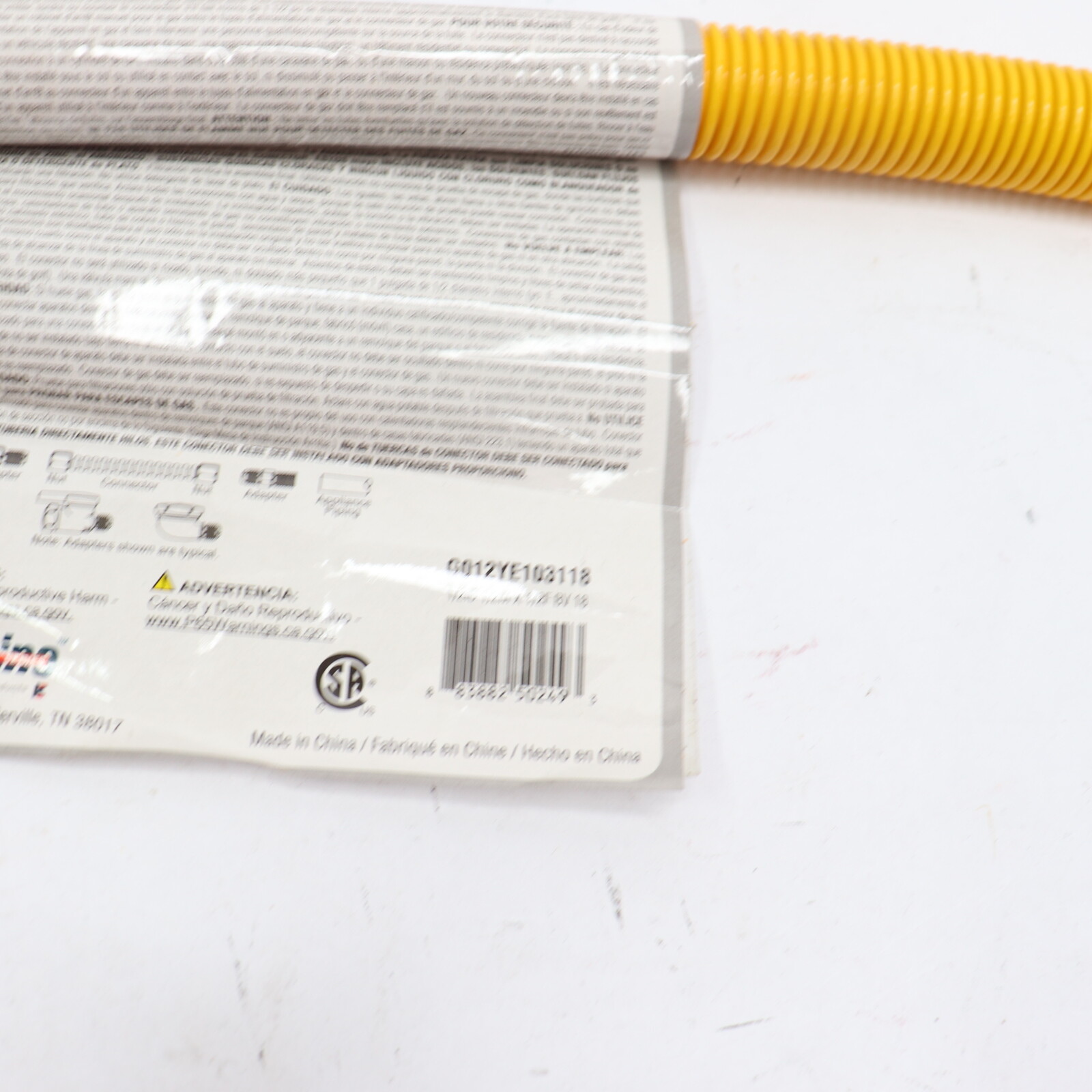 Gas Connector Yellow Coated 1/2M x 1/2F x 18" G012YE103118 gallery