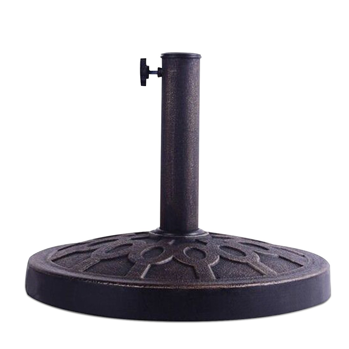 Costway 18" Round Umbrella Base Stand Market Standing Outdoor Garden Heavy Duty gallery