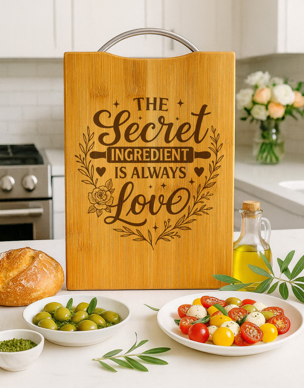 Personalized Secret Ingredient Cutting Board, Kitchen Decor Gift, Christmas Gift gallery