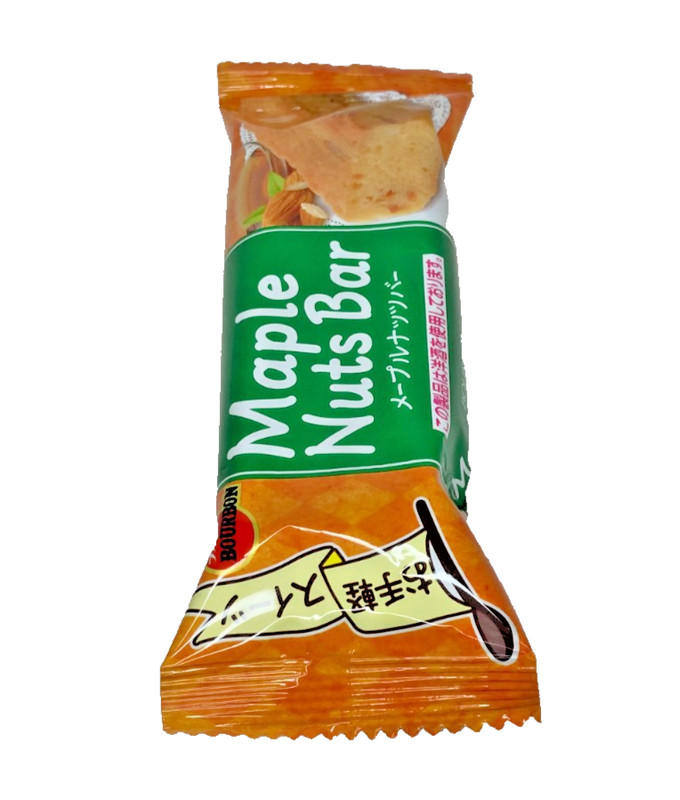 Japan Sponge Cake Bourbon Maple Nuts Bar 1 Piece × 9 bags gallery