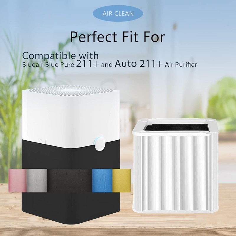2 Pack 211+ Replacement Filter Compatible w/ Blueair Blue Pure 211+ & Air Filter gallery