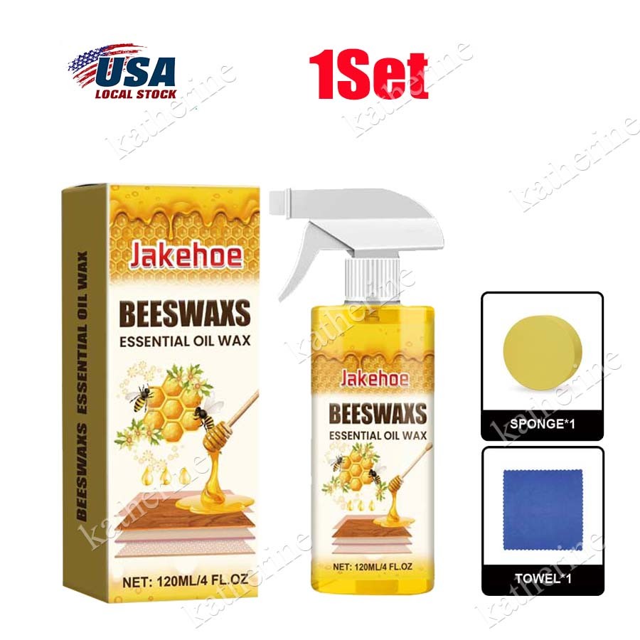 Beeswax Spray Essential Oil Wax,Multi-Purpose Furniture Polish,Wood Care Spray gallery