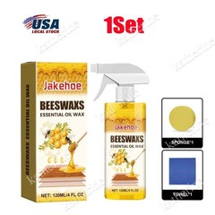 Beeswax Spray Essential Oil Wax,Multi-Purpose Furniture Polish,Wood Care Spray