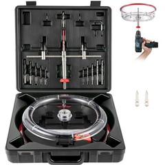 Adjustable Hole Saw Cutter Kit, 1-5/8″ to 11-13 /16″ (40-300 mm), Recessed Hol