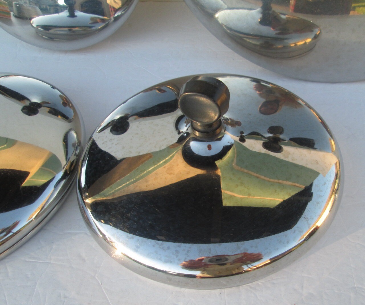 Farberware Vintage Lids Lid Replacement Stainless Steel 5,6,7,12 inch 1 qt 2qt gallery