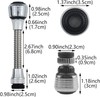 4 PACK Faucet Extender Tubes Flexible 360 Degrees Faucet Extension Sprayer for gallery