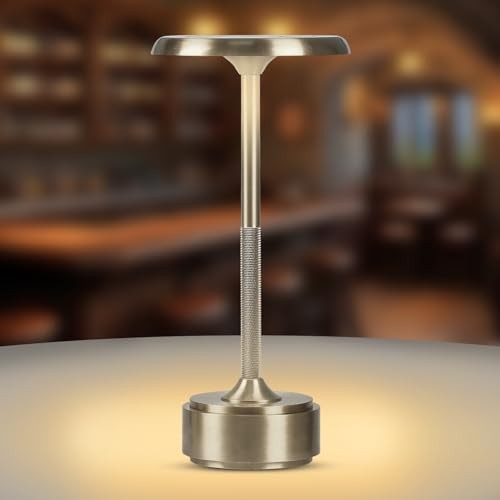 5200mAh Rechargeable Cordless LED Table Lamps Touch Sensor Light, 3 Silver gallery