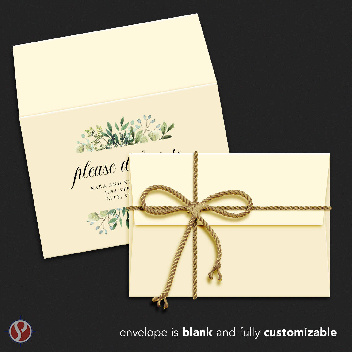 Natural A7 Envelopes, 5 1/4" x 7 1/4", Gummed Flap, 28lb Bond (105gsm), 50 Qty gallery