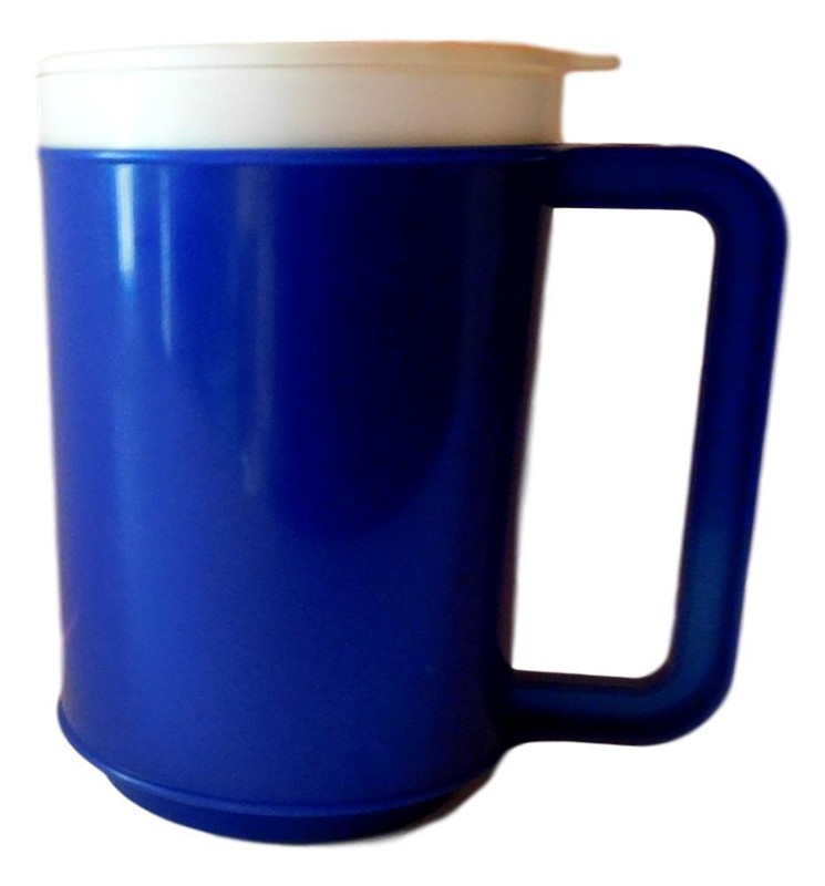 12 Ounce Insulated Coffee Cup-Mug, Choice 3 Colors Red, Blue or Black Made USA gallery