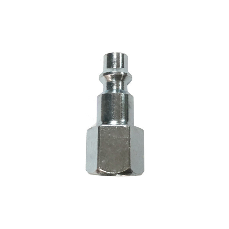 10Pack American Nickel Plated Quick Connector Male, Internal Thread Plug 1/4NPT gallery