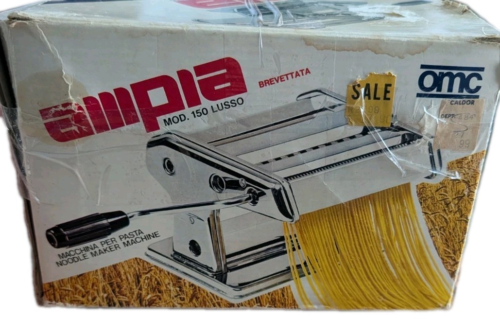 Marcato Atlas Model 150 Lusso OMC Pasta Machine Made in Italy Works Great gallery