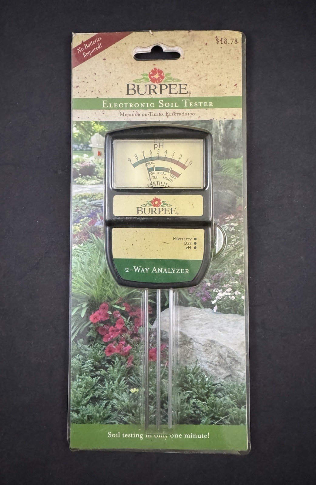 Burpee Electronic Soil PH Tester - No Batteries Required gallery