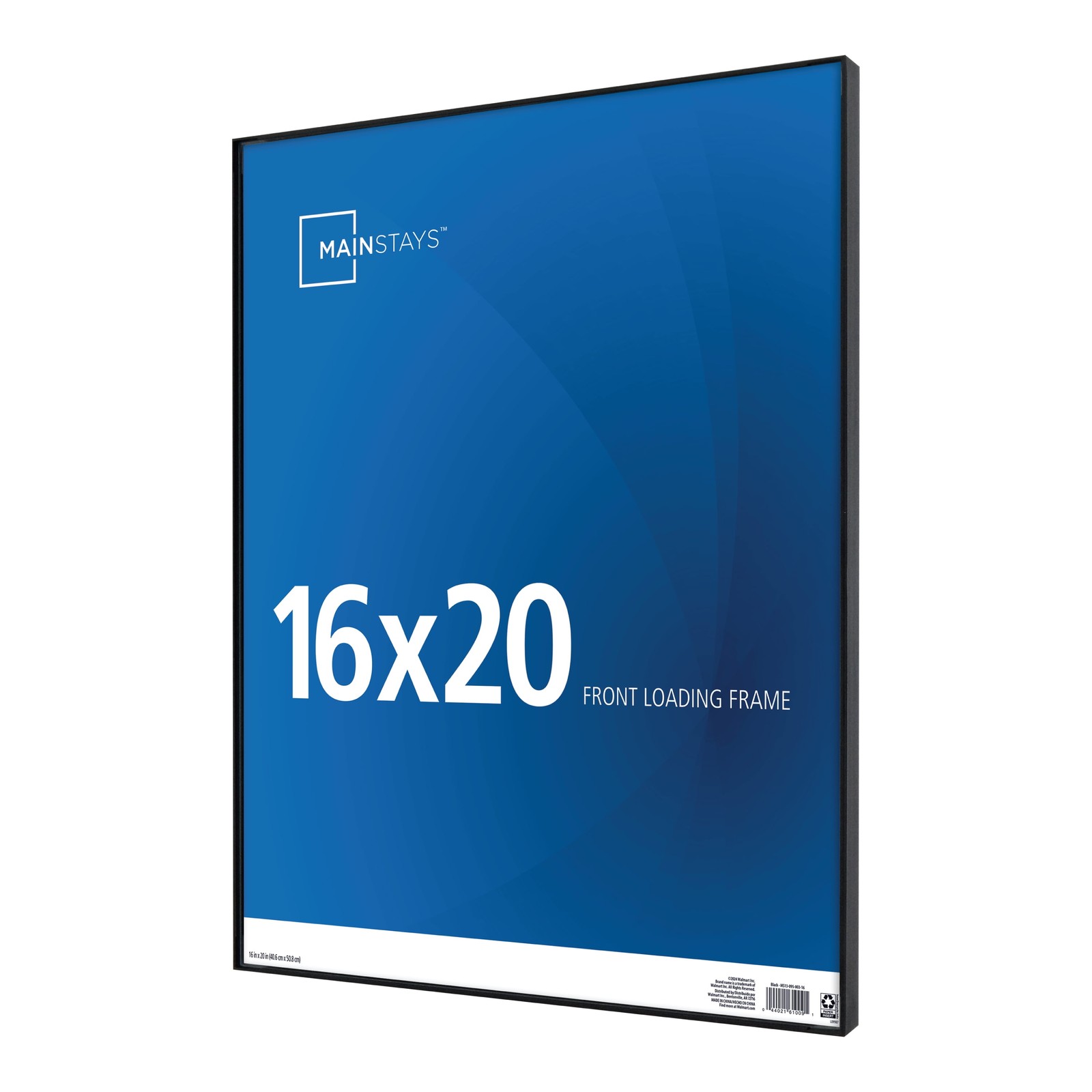 16x20 Front Loading Wall Picture Frame, Black gallery