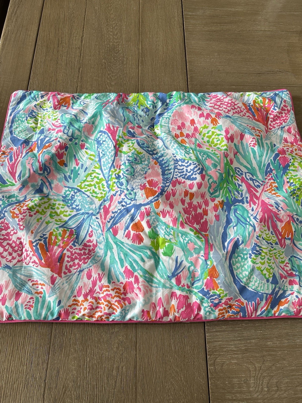 Lilly Pulitzer Pottery Barn Kids Standard Sham Mermaid's Cove mult available gallery