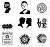 Supernatural Theme Decals 5" gallery