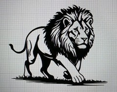 Lion Decal