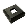 Baluster Flat Base Modern Shoe for 1/2" Square Balusters - 10Pcs - Satin Black gallery