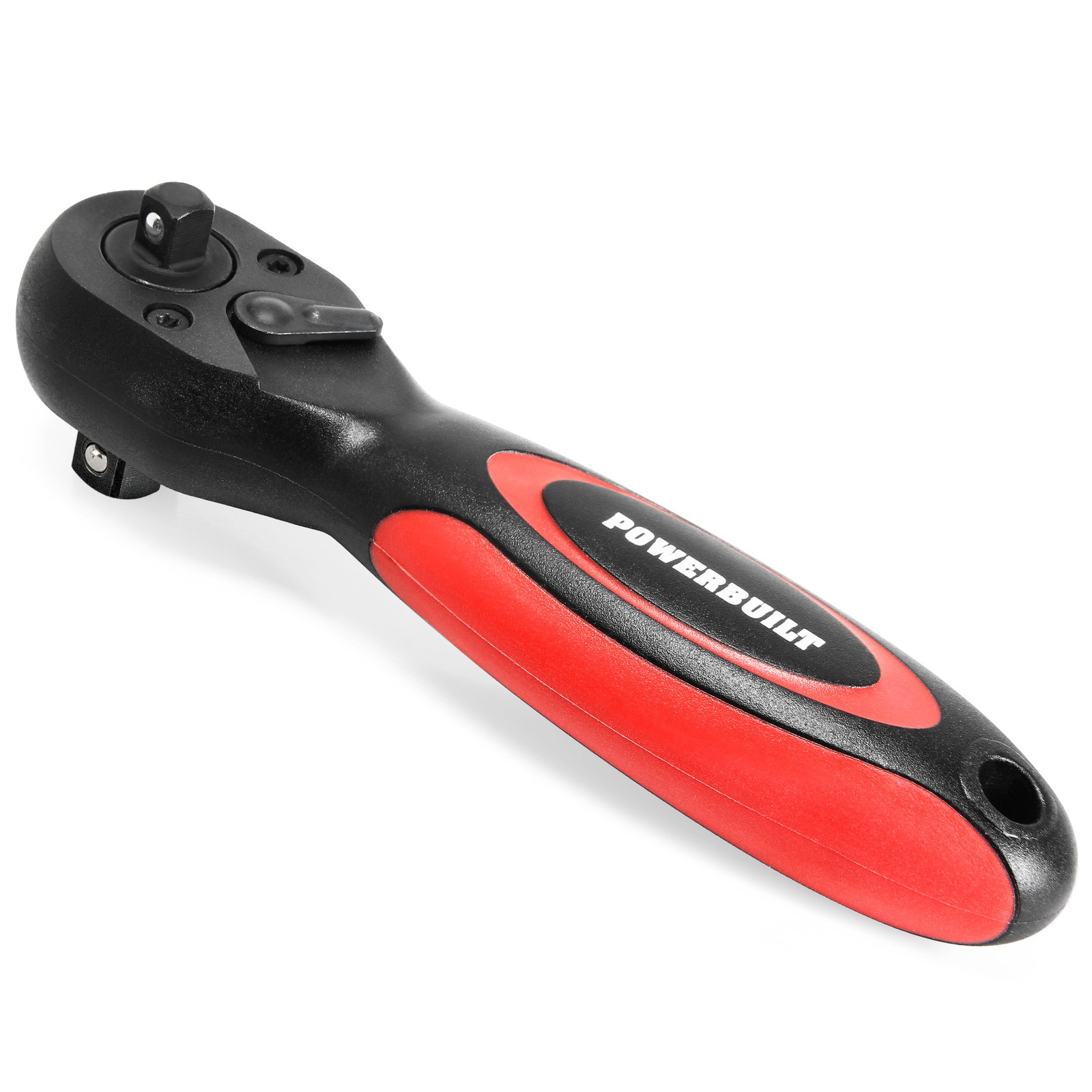Powerbuilt 3/8 Inch By 1/2 Inch Drive Composite Stubby Ratchet - 940481 gallery