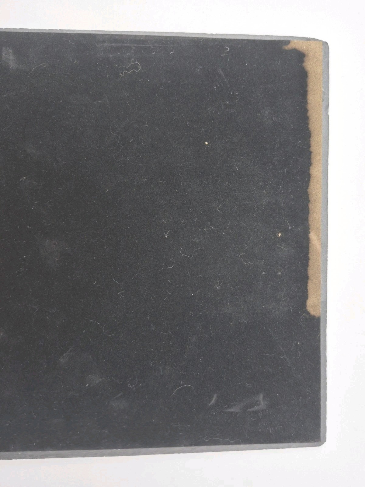 Thin Black Slate Tray Slab Felted Bottom for Display or Charcuterie 15.5x8" gallery