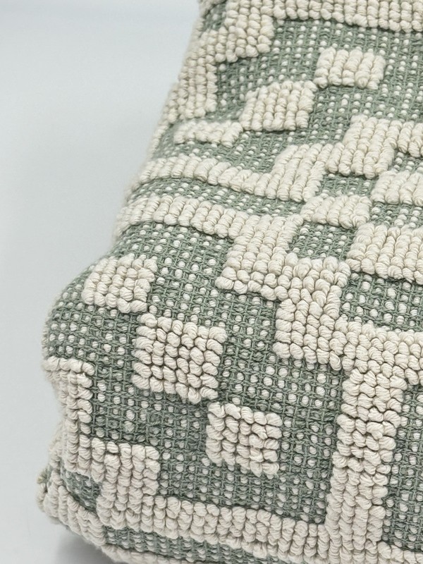 New Pottery Barn Welsh Bath Mat Runner 24” X 60” Green gallery