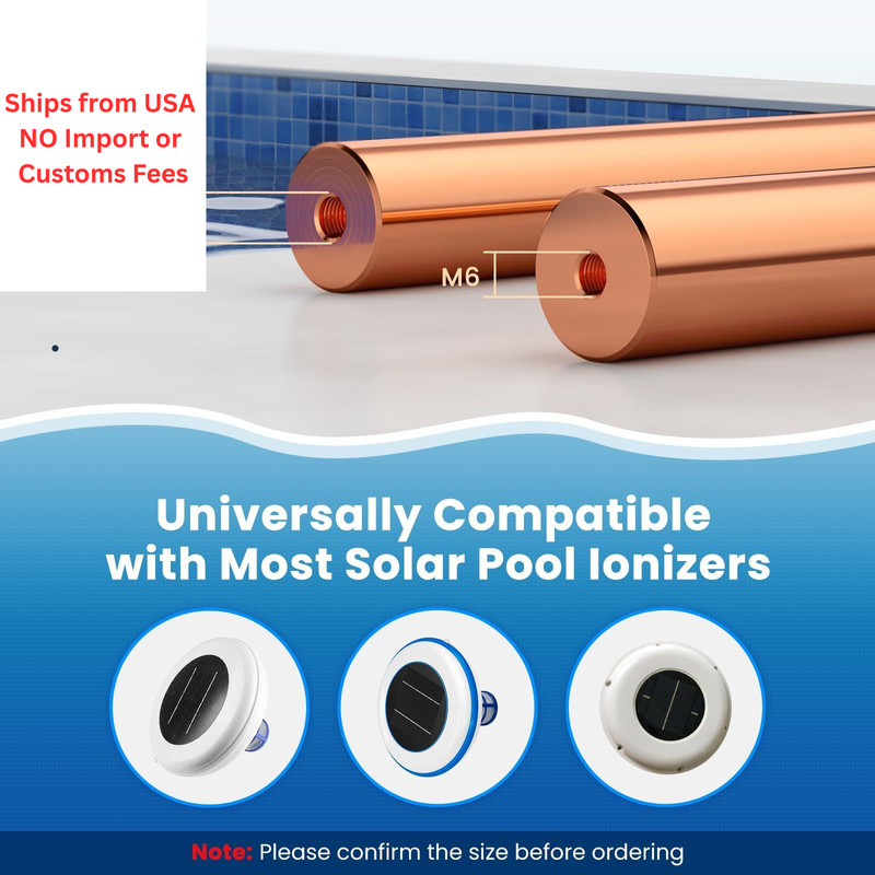 Troxlly Pool Ionizer Copper Replacement Kit - 2PCS Standard Version 2pcs gallery