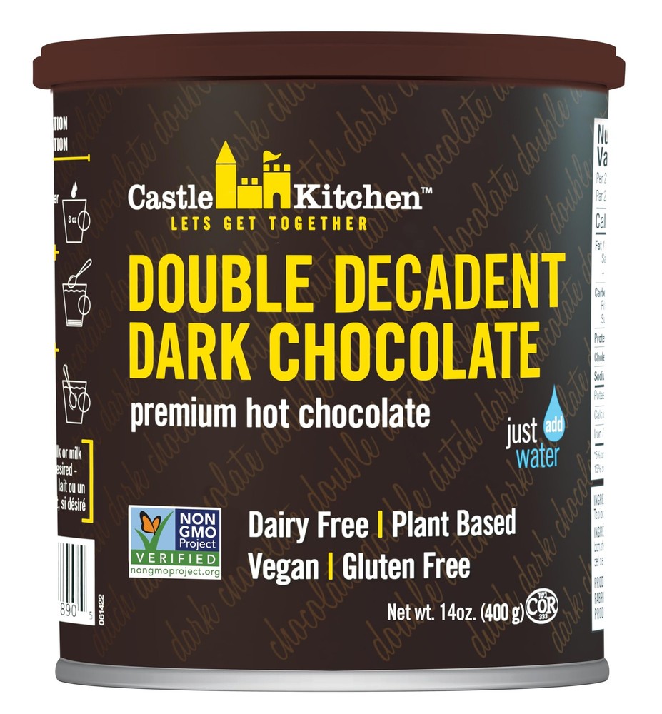Castle Kitchen Double Decadent Dark Hot 1 Ounce (Pack of 1), Rich brown