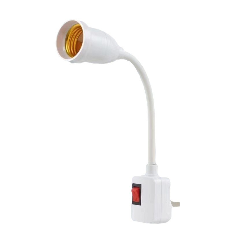 3× Flexible E26 E27 LED Light Bulb Lamp Holder Extension Plug in Adapter Socket gallery