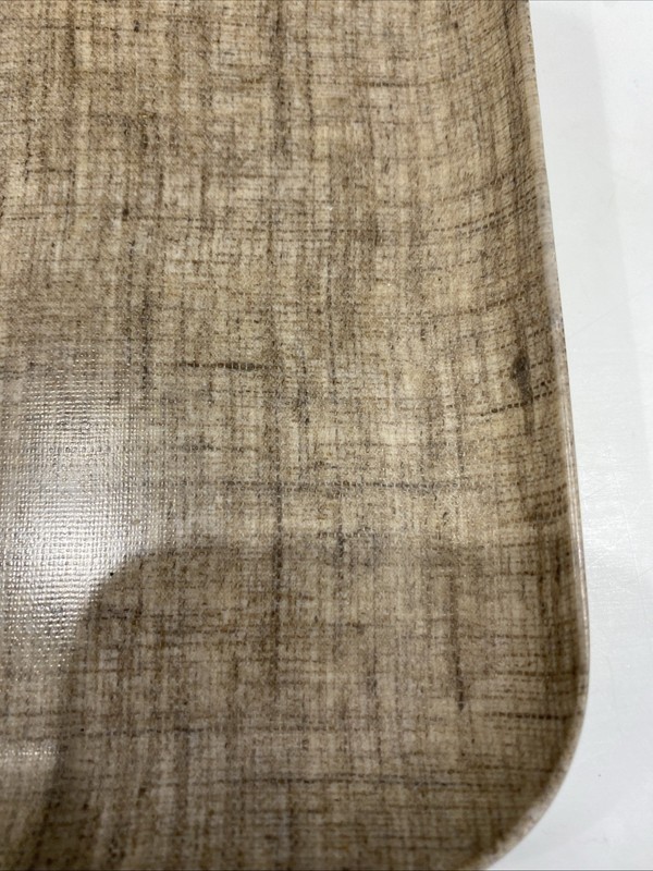Fog Linen Tray Medium: Natural COATED TRAY 13" L x 9" W See Description gallery