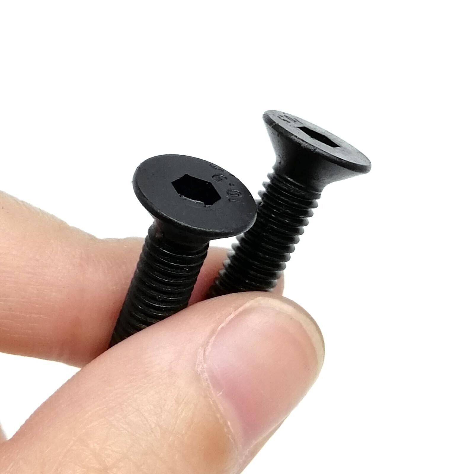 M2.5 Hexagon Hex Socket Flat Countersunk Head Screw Bolt Set grade 10.9 Steel gallery