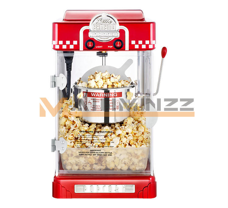 One New Commercial/Household stainless steel Popcorn machine 80g 300W 220V gallery