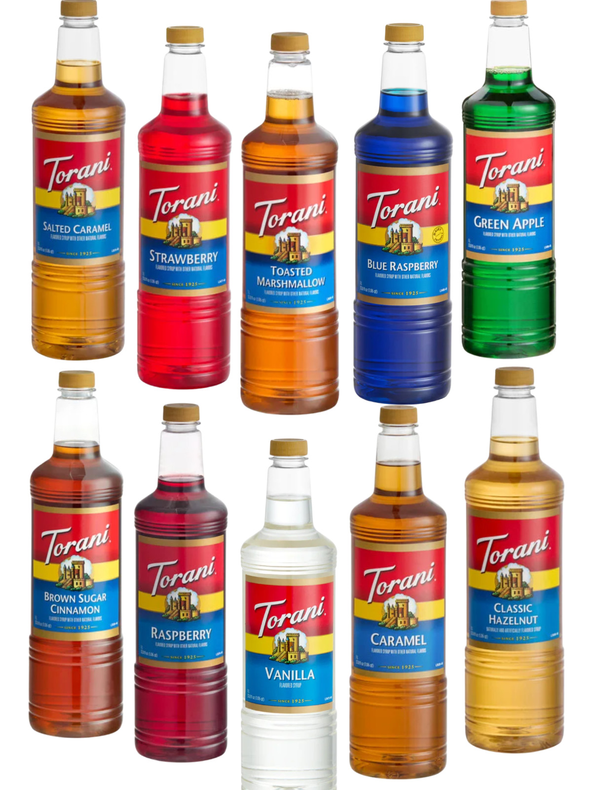 Torani Flavoring Syrup LARGE 1-LITER Plastic Bottle - Volume Discounts gallery