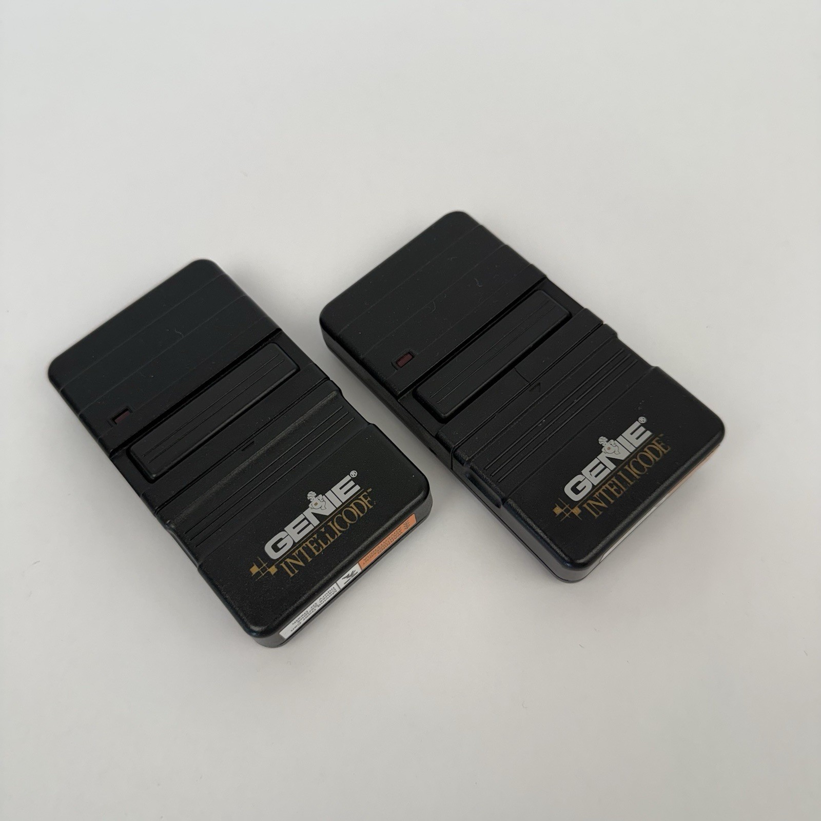 ACSGT Type 1 Genie Intellicode Garage Door Opener Remote Lot of 2 OEM Black gallery