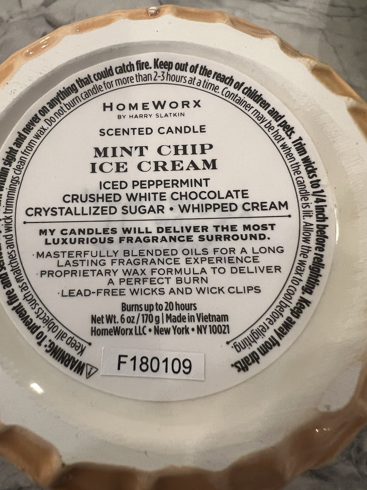 Homework By Harry Slatkin Mint Chip Ice Cream 2 Wick 6 Oz Candle gallery