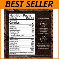 Energizing Mushroom Coffee with B Vitamins & D3, 52 Servings