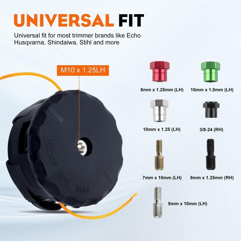 Speed Feed 400 Trimmer Head for Echo,Shindaiwa,Redmax,Stihl,Husqvarna Universal gallery