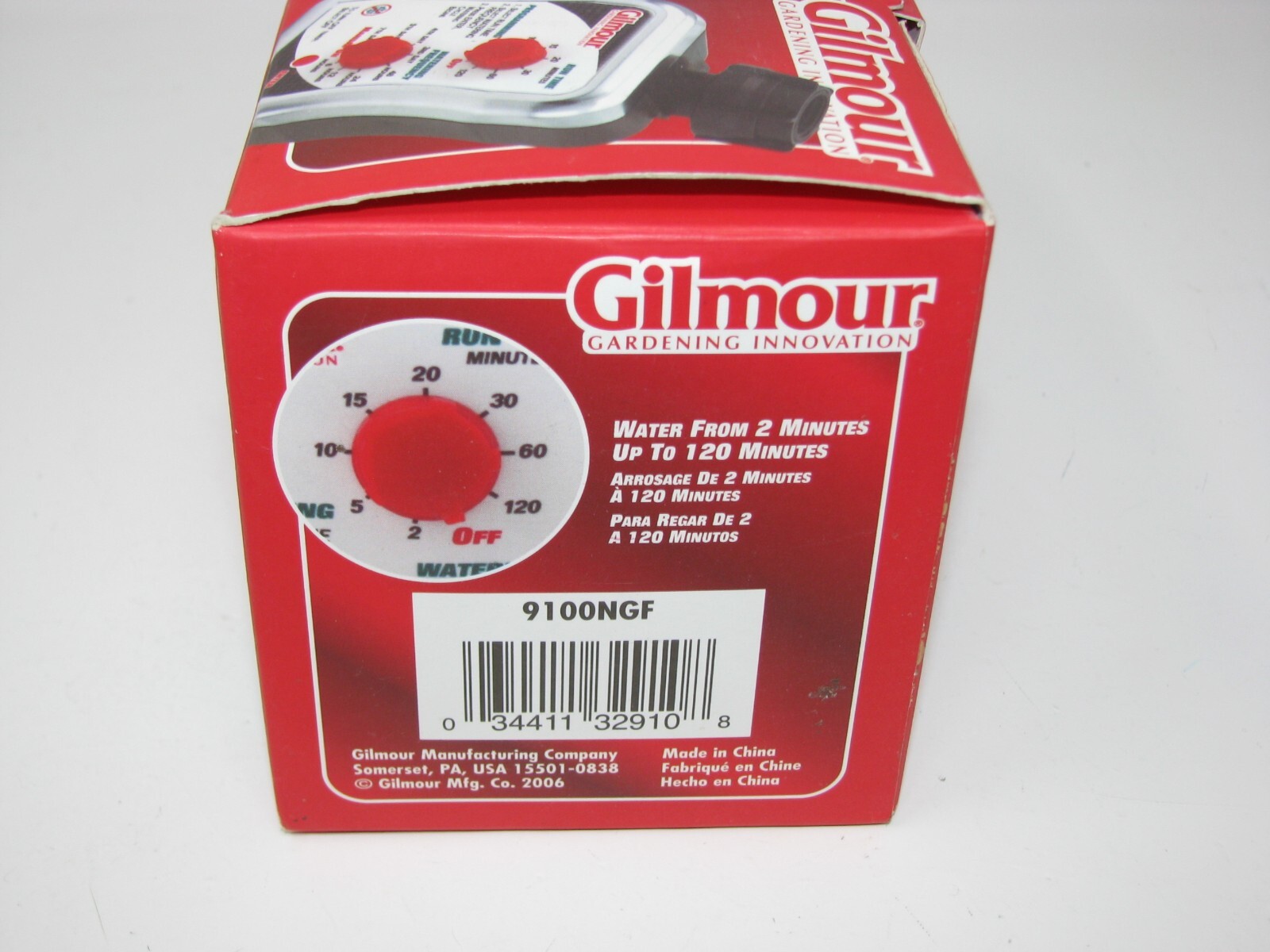 New Gilmour 9100NGF Electronic Water Timer Controller, 2 to 120 Minutes Run Time gallery