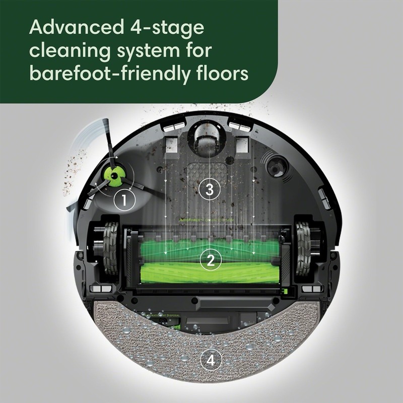 iRobot Roomba Combo 10 Max Robot Vacuum & Mop + AutoWash Dock #X085020 *NEW* gallery