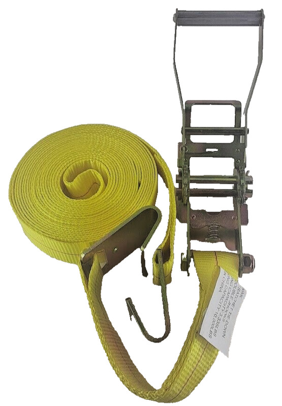 2"X27' RATCHET TIE DOWN/FLAT HOOK Heavy-Du 10,000 LBS Weather-Res. webbing strap gallery