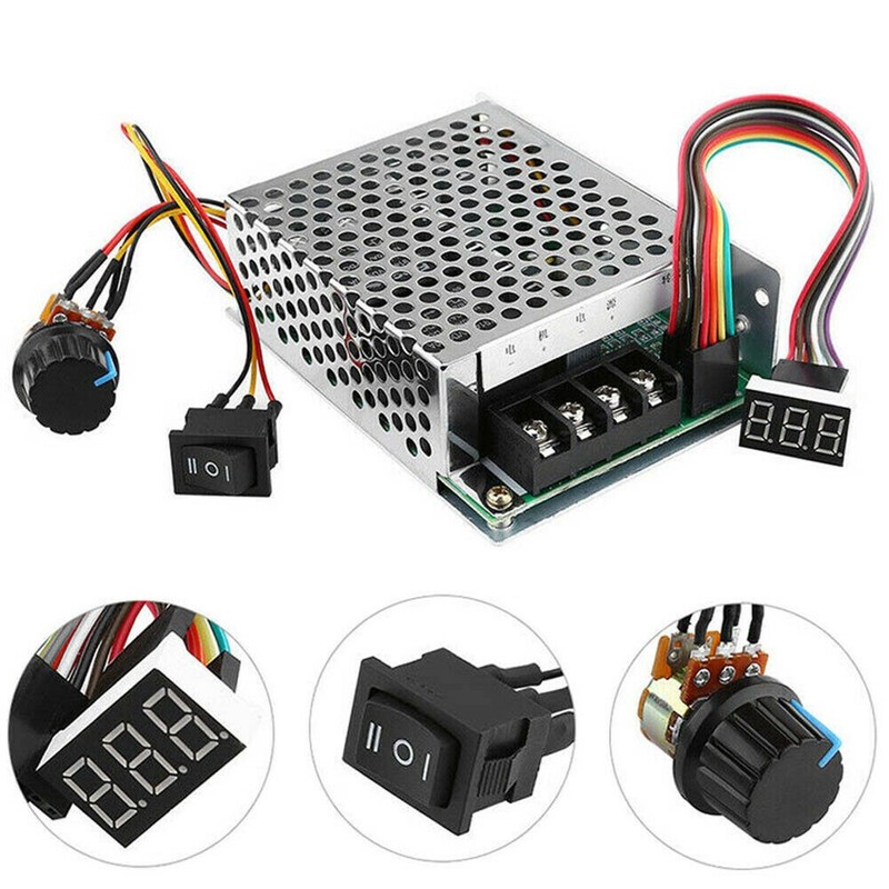 10-55V 60A 5000W Reversible DC Motor Speed Controller PWM Control Soft Start YA gallery